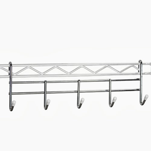 Wire coat rack with shelf sale