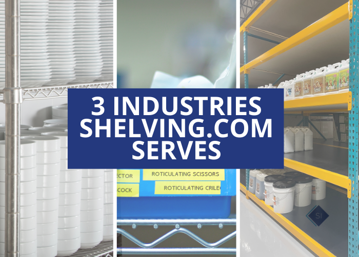 3 Industries Shelving.com Serves