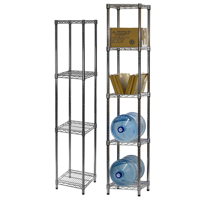 14"w Chrome Wire Shelving