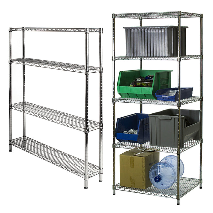 30"w Chrome Wire Shelving