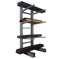 Heavy Duty Single Sided Cantilever Racks with 12" Arms