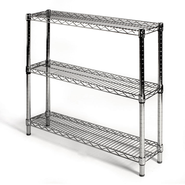 3-Shelf Wire Shelving