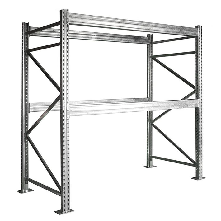 Galvanized Teardrop Pallet Rack - Starter Units