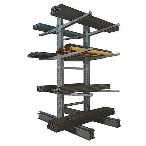 Heavy Duty Double Sided Cantilever Racks with 24" Arms