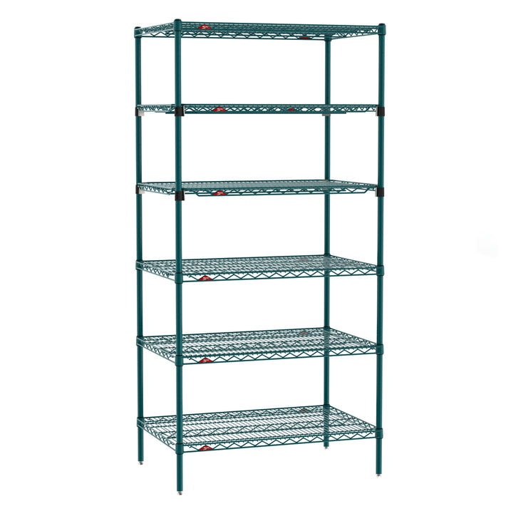 Metro Super Erecta EZ-ADD Green Wire Shelving Units