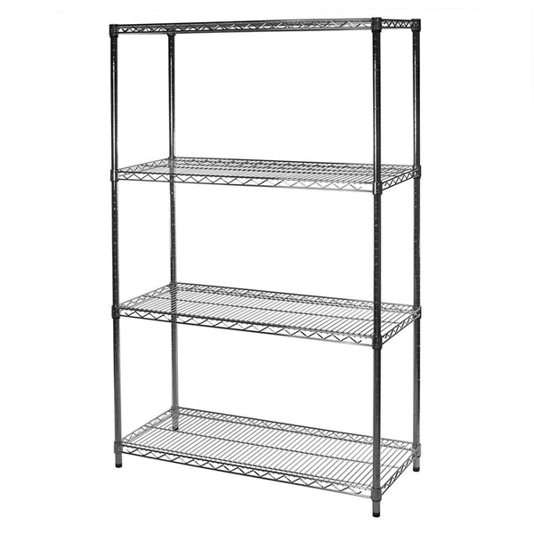 4 Shelf Chrome Wire Shelving