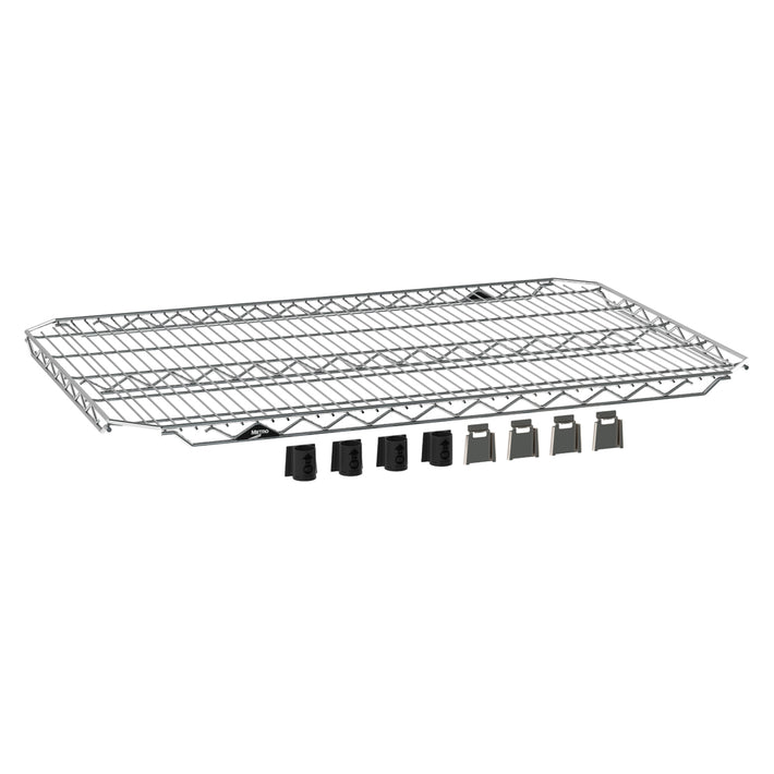 18"d Metro Super Erecta EZ-ADD Wire Shelves - Chrome