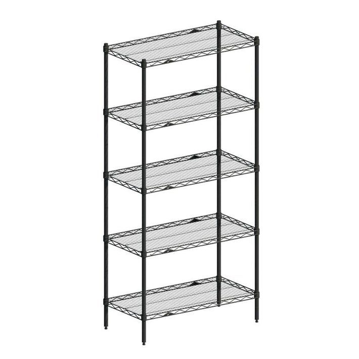 Metro Smoked Glass Wire Shelving