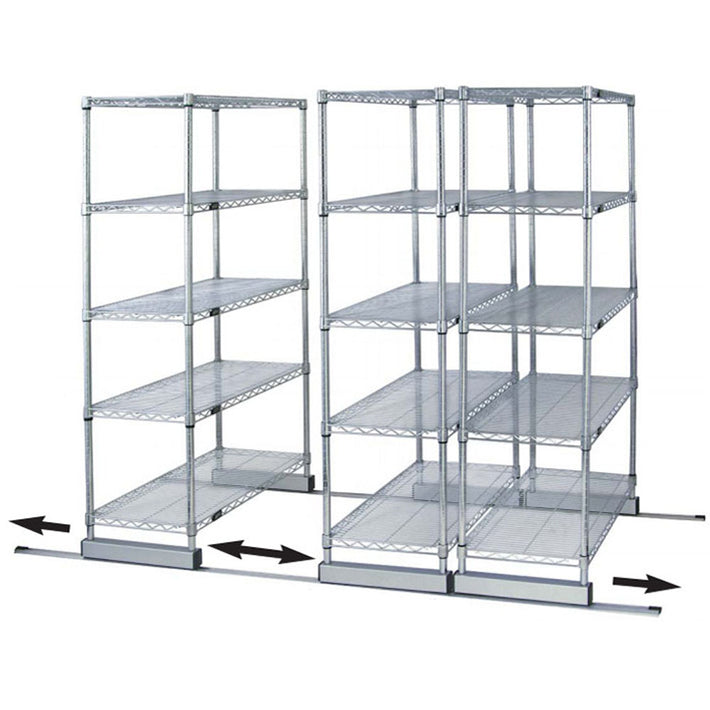 Sliding Tracks for Wire Shelving