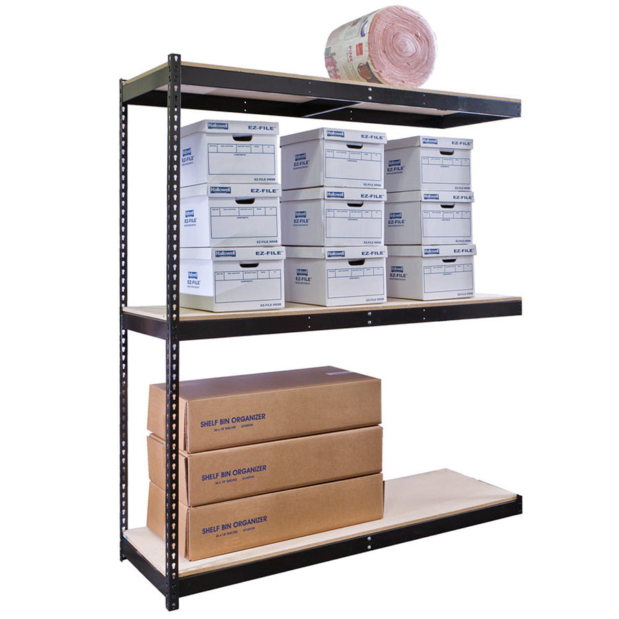 Heavy-Duty Boltless Shelving Add-On Units