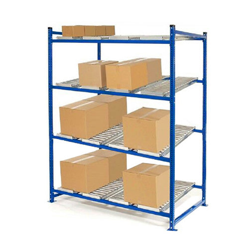 Gravity Flow Racks w/ SpanTrack Roller Lanes