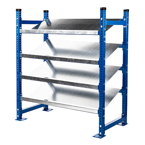 Gravity Flow Racks w/ Tilted Pick Shelves