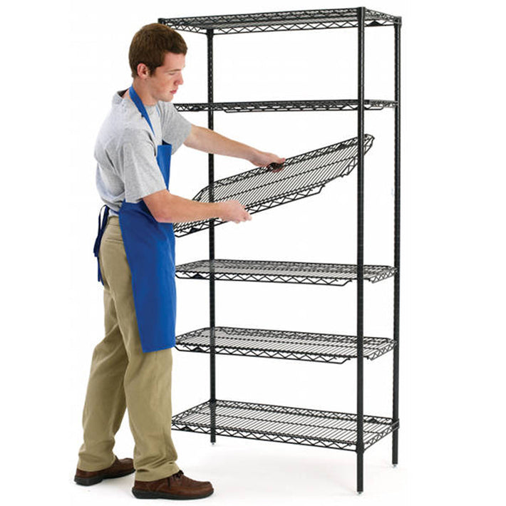 Metro QwikSlot Black Wire Shelving