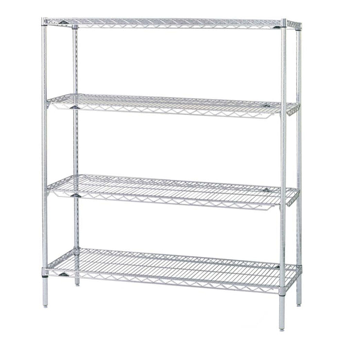 Metro QwikSlot Chrome Wire Shelving Units