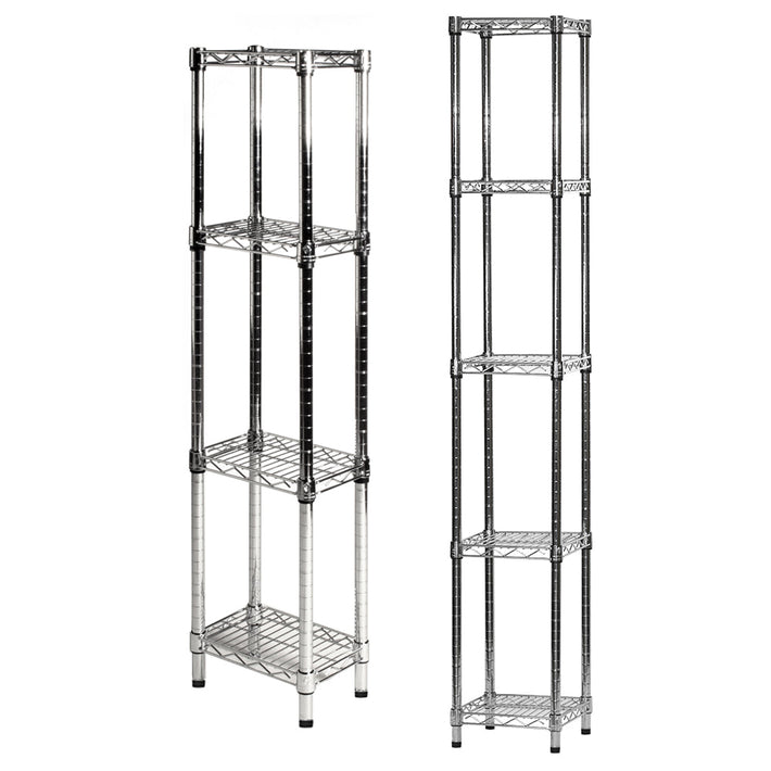 12"w Chrome Wire Shelving