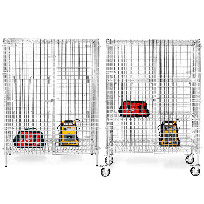 Wire Security Cages & Carts