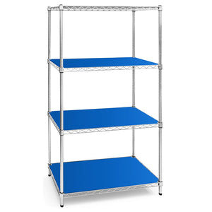 10"d Plastic Wire Shelf Liners - Light Blue