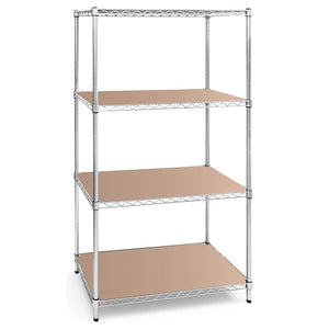 12"d Plastic Wire Shelf Liners - Beige