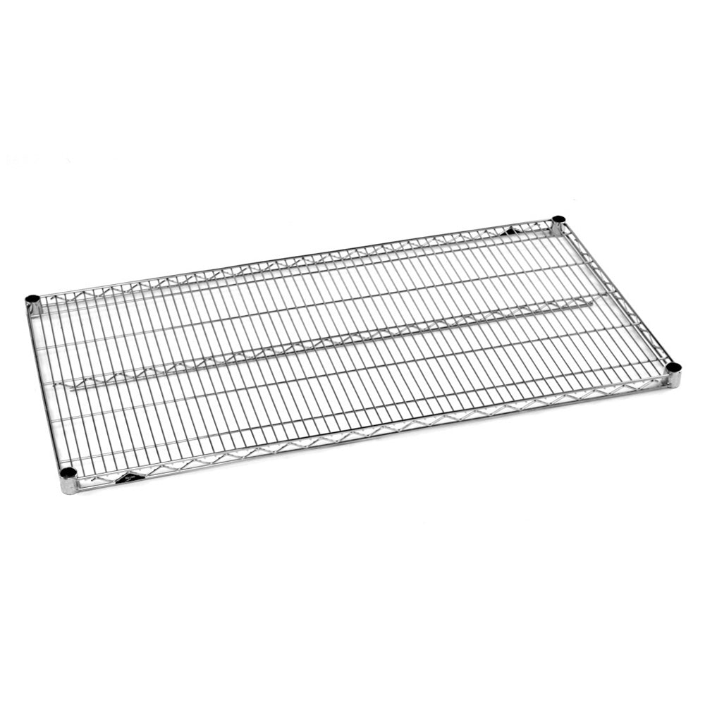 14"d Metro Super Erecta Stainless Steel Wire Shelves