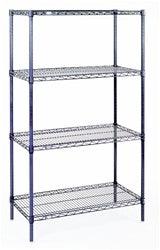 14"d x 63"h Nexelon Rust-Proof 4-Shelf Units