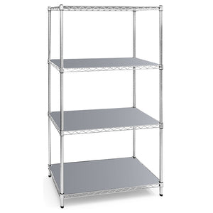 14"d Plastic Wire Shelf Liners - Light Gray