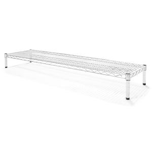 12"d x 6"h Chrome Wire Shelving w/ 1 Shelf