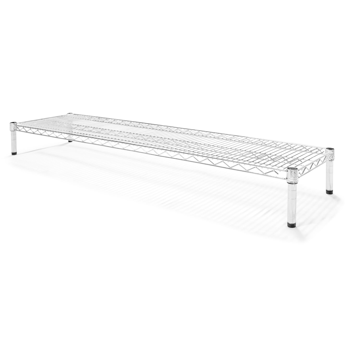 10"d x 6"h Chrome Wire Shelving w/ 1 Shelf