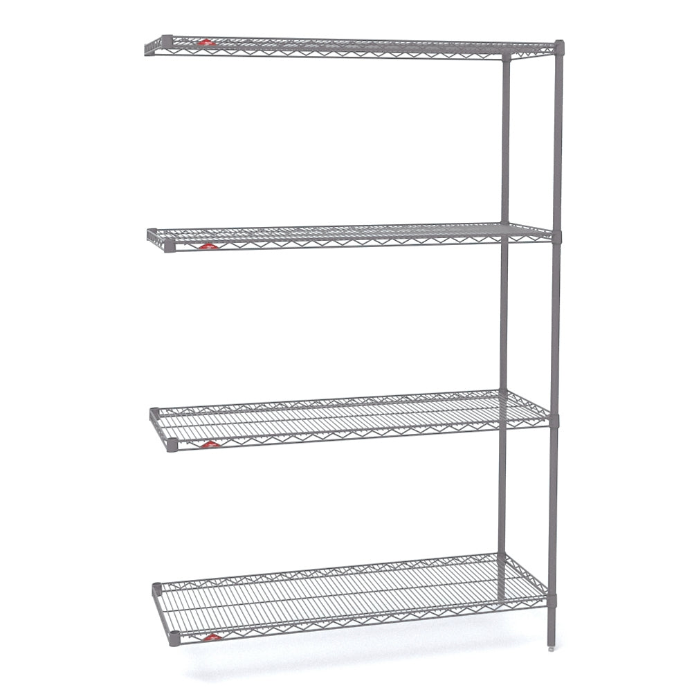 18"d x 63"h - Metro Super Erecta 4-Shelf Add-On Units - Metroseal 4