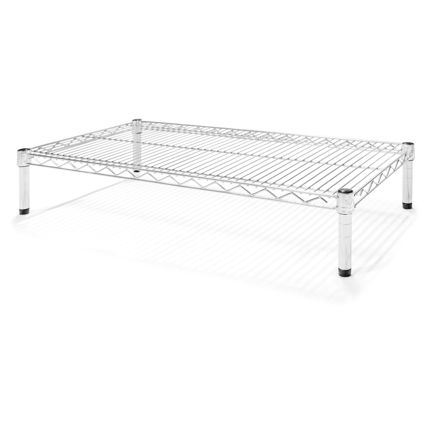 24"d x 6"h Chrome Wire Shelving w/ 1 Shelf