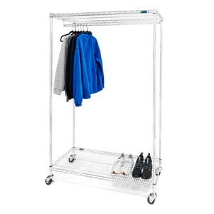 18"d Mobile Garment Racks