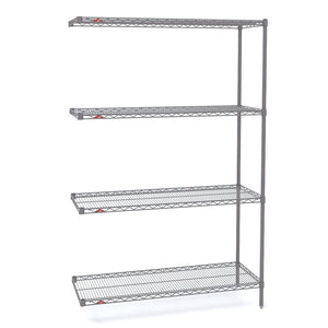 21"d x 63"h - Metro Super Erecta 4-Shelf Add-On Units - Metroseal 4