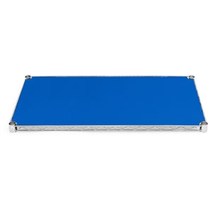 21"d Plastic Wire Shelf Liners - Light Blue