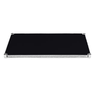 21"d Plastic Wire Shelf Liners - Black