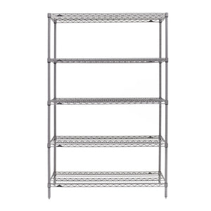 24"d x 74"h - Metro Super Erecta 5-Shelf Starter Units - Metroseal 4