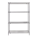 24"d x 63"h - Metro Super Erecta 4-Shelf Starter Units - Metroseal 4