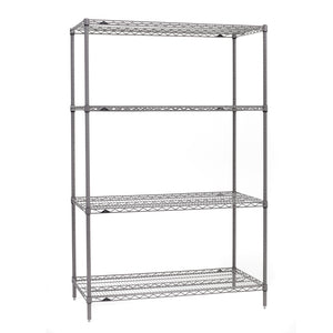 24"d x 63"h - Metro Super Erecta 4-Shelf Starter Units - Metroseal 4