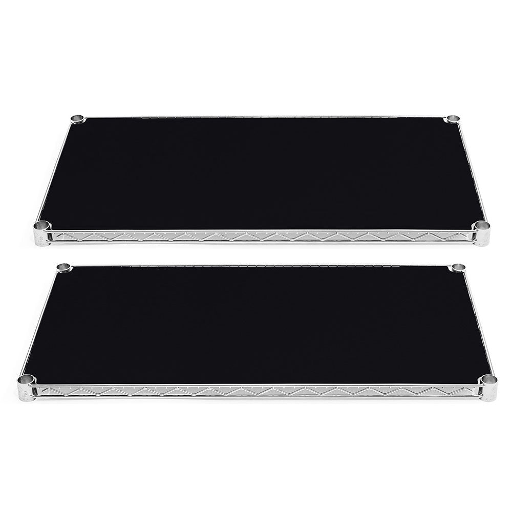 24"d Black Poly Liners - 2-Pack