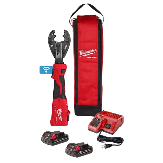 Milwaukee M18™ FORCE LOGIC™ 6T Linear Utility Crimper Kit w/ BG-D3 Jaw (2978-22BG)