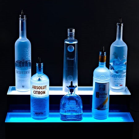 Two Tier LED Bottle Display