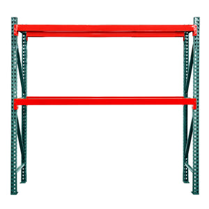 2-Tier Teardrop Pallet Rack Starter Units - 36"d x 120"h