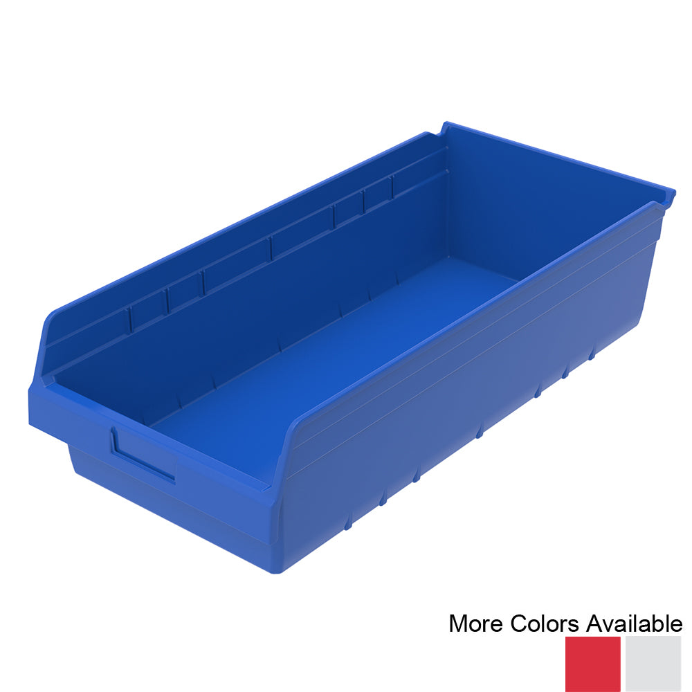 23-1/2"d x 11"w x 6"h Akro ShelfMax Bins - 6 Pack