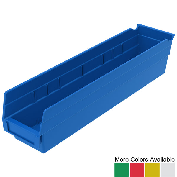 17-7/8"d x 4-1/8"w x 4"h Nesting Shelf Bins - 12 Pack