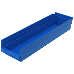 23-5/8"d x 6-5/8"w x 4"h Nesting Shelf Bins - 6 Pack