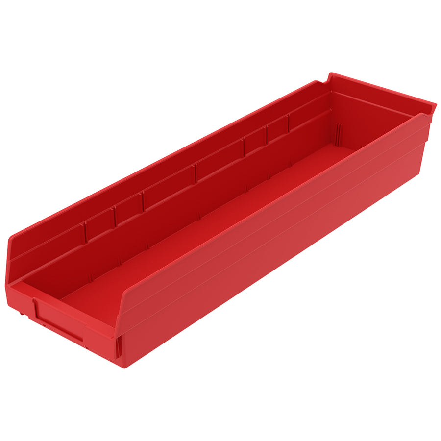 23-5/8"d x 6-5/8"w x 4"h Nesting Shelf Bins - 6 Pack