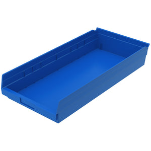 23-5/8"d x 11-1/8"w x 4"h Nesting Shelf Bins - 6 Pack