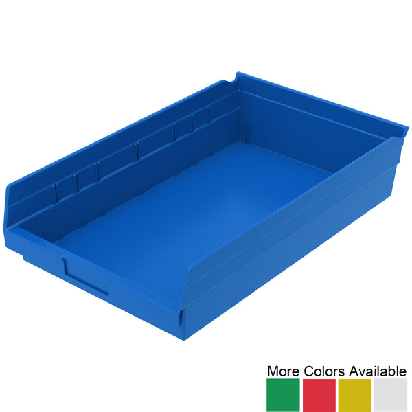 17-7/8"d x 11-1/8"w x 4"h Nesting Shelf Bins - 12 Pack