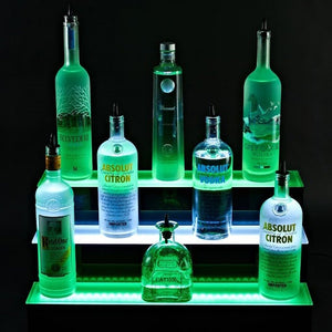 Three Tier LED Bottle Display