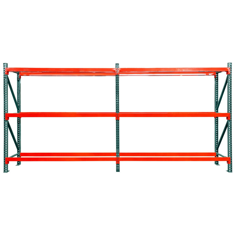 3-Tier Teardrop Pallet Rack Starter Units - Standard Duty - 42"d x 144"h