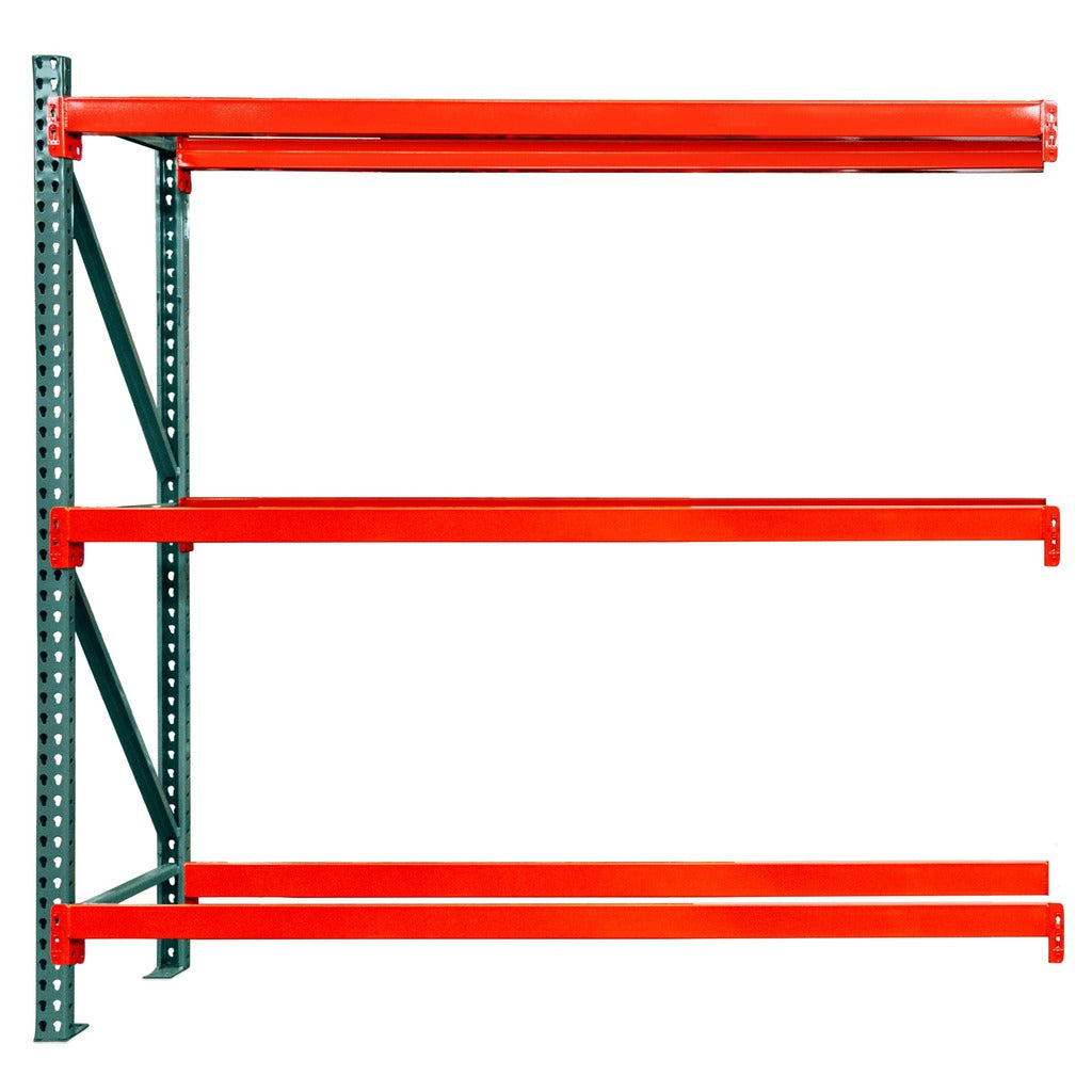 3-Tier Teardrop Pallet Rack Starter Units - Standard Duty - 42"d x 144"h