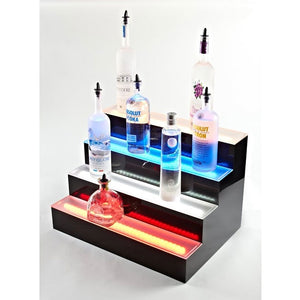 Four Tier LED Bottle Display